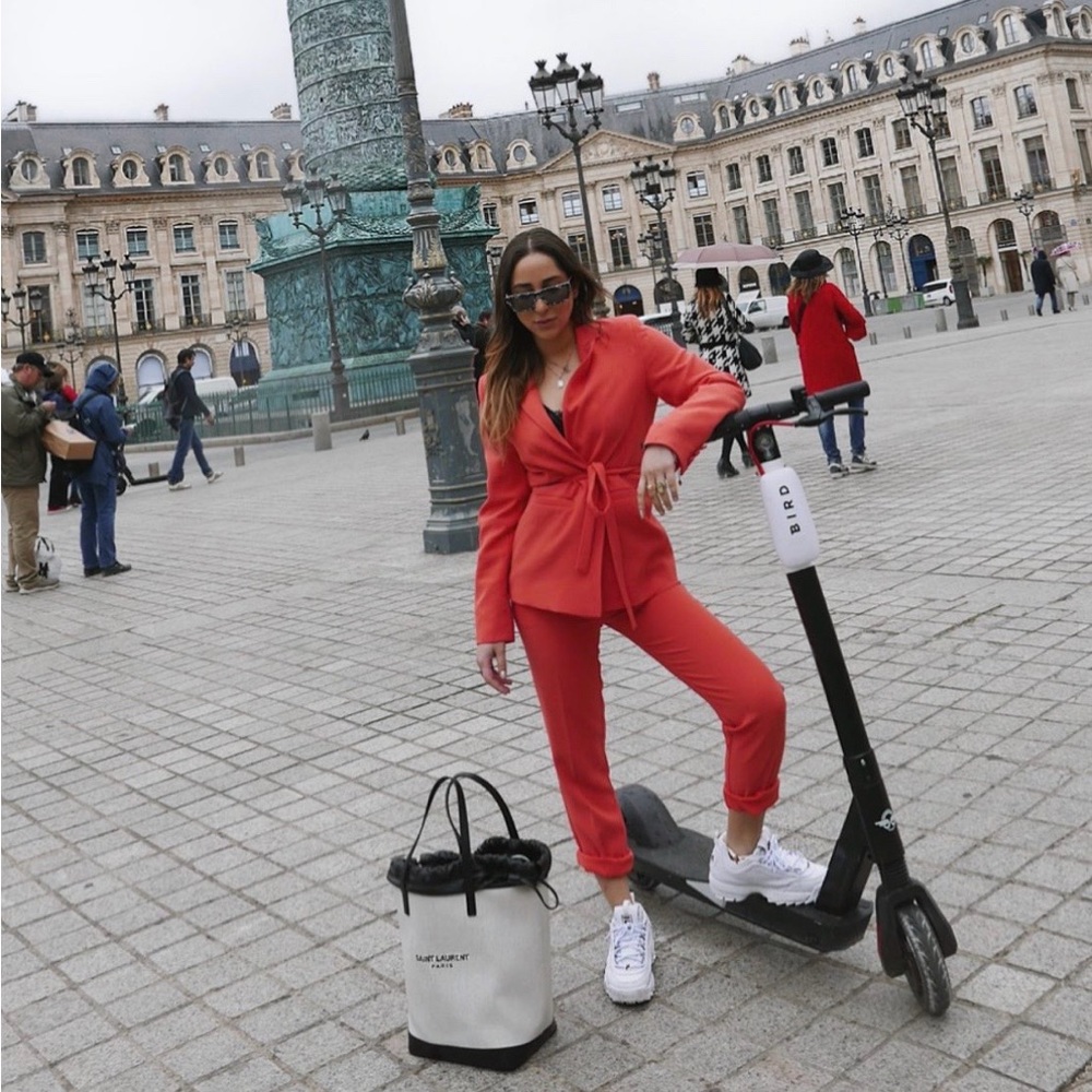 Berenice peach blazer